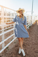 Load image into Gallery viewer, The Lexi in the evening Slate dress