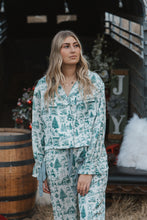 Load image into Gallery viewer, DOORBUSTER PRICE/Green Gingham Christmas PJ Set