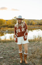 Load image into Gallery viewer, Horseshoe sweater cardigan