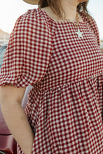 Load image into Gallery viewer, The Hayes Dress in barn check