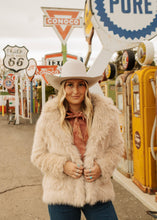 Load image into Gallery viewer, Light Taupe Fur Coat