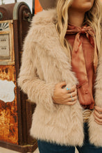 Load image into Gallery viewer, Light Taupe Fur Coat
