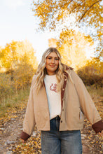 Load image into Gallery viewer, Mocha Red Plaid Reversible Jacket