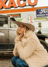 Load image into Gallery viewer, Light Taupe Fur Coat