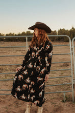 Load image into Gallery viewer, HORSE PRINT DRESS