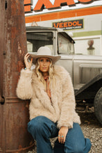 Load image into Gallery viewer, Light Taupe Fur Coat