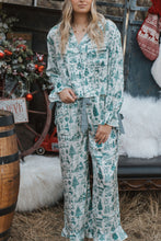 Load image into Gallery viewer, DOORBUSTER PRICE/Green Gingham Christmas PJ Set