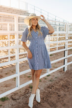Load image into Gallery viewer, The Lexi in the evening Slate dress
