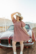 Load image into Gallery viewer, The Hayes Dress in barn check