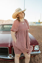Load image into Gallery viewer, The Hayes Dress in barn check
