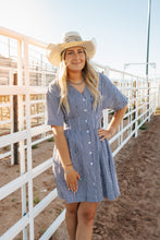Load image into Gallery viewer, The Lexi in the evening Slate dress