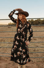 Load image into Gallery viewer, HORSE PRINT DRESS