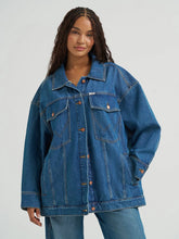 Load image into Gallery viewer, Women&#39;s Wrangler Oversized Mega Trucker Jacket
