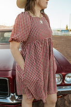 Load image into Gallery viewer, The Hayes Dress in barn check
