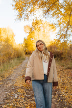 Load image into Gallery viewer, Mocha Red Plaid Reversible Jacket
