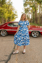 Load image into Gallery viewer, The Serena In Oceanic Orchid Dress
