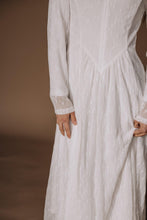 Load image into Gallery viewer, The Avery white front zip Temple dress
