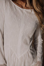 Load image into Gallery viewer, The Avery white front zip Temple dress
