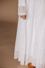 Load image into Gallery viewer, The Avery white front zip Temple dress
