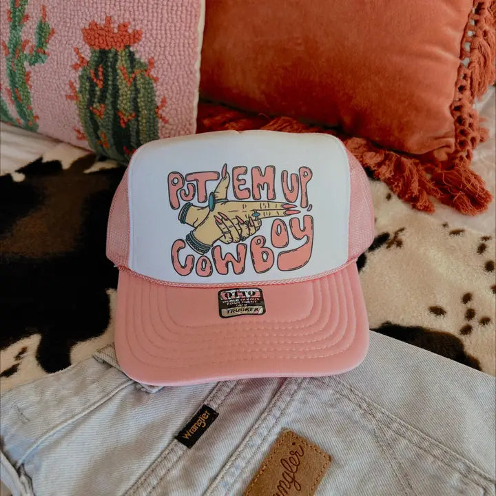Put Em Up Cowboy Trucker