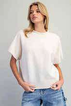 Load image into Gallery viewer, crew neck short sleeve top
