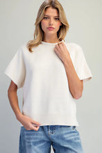 Load image into Gallery viewer, crew neck short sleeve top

