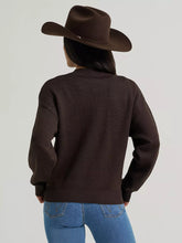 Load image into Gallery viewer, Womens Brown WRANGLER Horse Sweater
