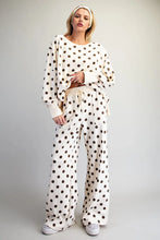 Load image into Gallery viewer, oatmeal polka dot pant

