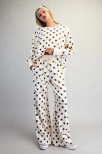 Load image into Gallery viewer, oatmeal polka dot pant
