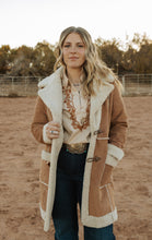 Load image into Gallery viewer, Microsuede long berber coat
