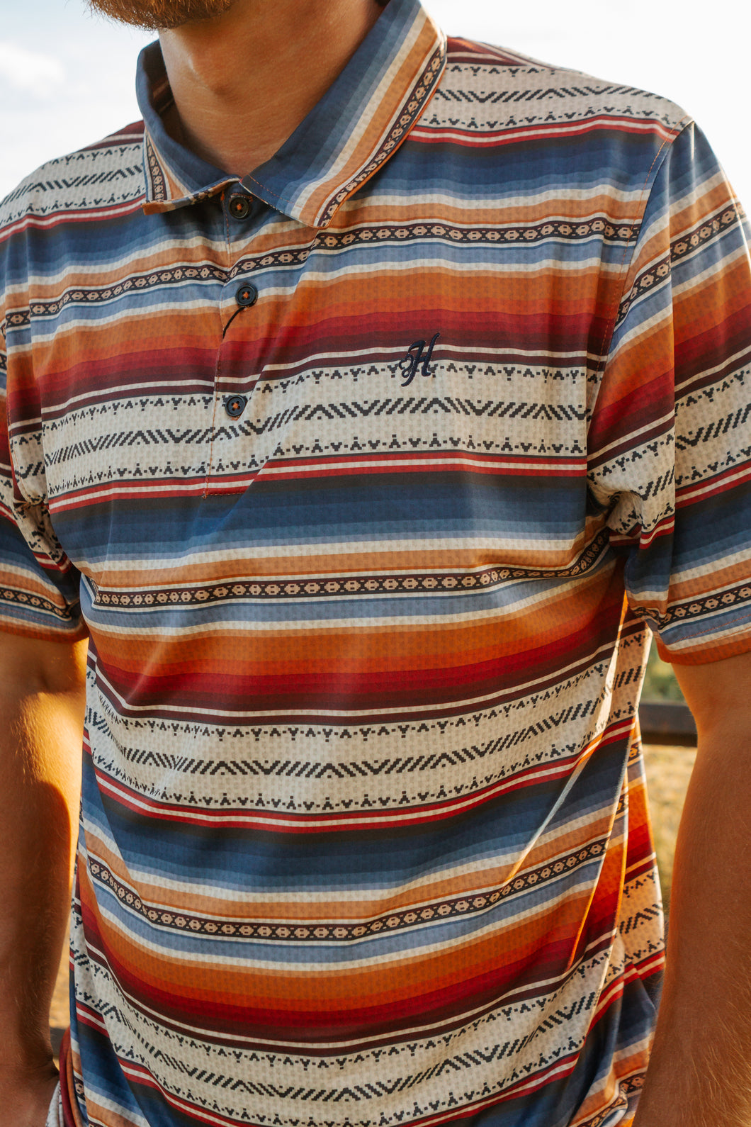 The Weekender Serape Men's Polo