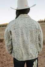 Load image into Gallery viewer, Leopard Denim Jacket
