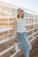 Load image into Gallery viewer, Sweater knit tank in BLUEBELL
