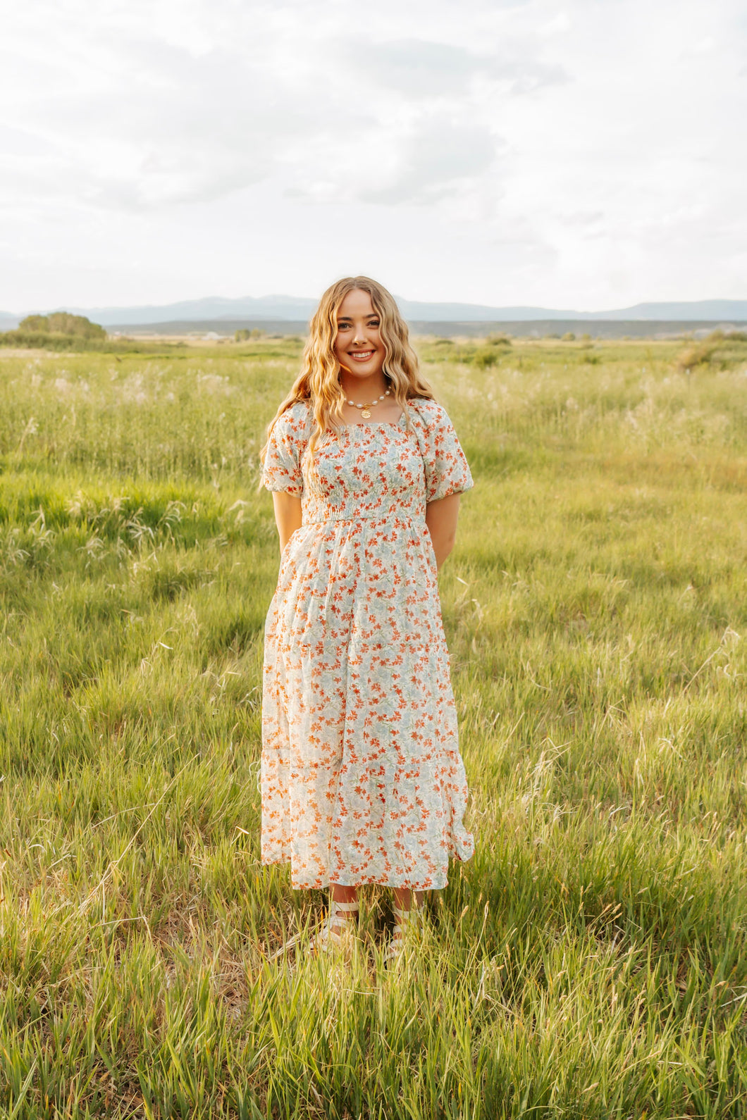 The Indigo Cherry Poppy Dres