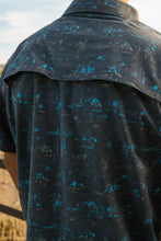 Load image into Gallery viewer, Grey Western Button Up
