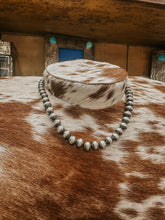 Load image into Gallery viewer, 8MM-16&quot; Sterling Silver Navajo Pearls
