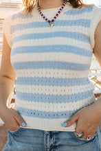 Load image into Gallery viewer, Sweater knit tank in BLUEBELL
