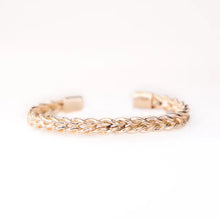Load image into Gallery viewer, 18K Gold Plated Braided Rope Cuff
