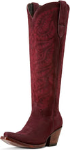 Load image into Gallery viewer, Ariat Burgundy Suede Laramie Boot
