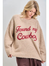 Load image into Gallery viewer, found my cowboy sweater
