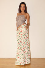Load image into Gallery viewer, Strawberry Print Maxi Skirt With Drawstring
