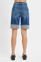 Load image into Gallery viewer, High Rise Mid Length Cuffed Shorts
