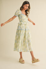 Load image into Gallery viewer, Baby Blue Floral Summer Dress

