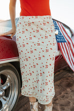Load image into Gallery viewer, cherry cream skirt
