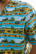 Load image into Gallery viewer, Men&#39;s Short Sleeve Tractor Button Up
