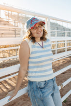 Load image into Gallery viewer, Sweater knit tank in BLUEBELL
