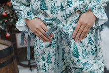 Load image into Gallery viewer, DOORBUSTER PRICE/Green Gingham Christmas PJ Set
