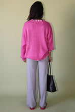 Load image into Gallery viewer, Lucky Baby Stitch Pink Sweater

