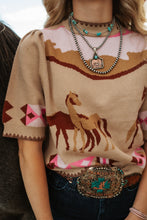 Load image into Gallery viewer, Horse Knit sweater top
