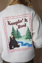 Load image into Gallery viewer, Keepin it Reel bear crew neck
